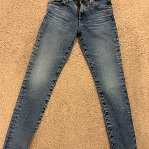AG-ED Adriano Goldschmied raw hem denim jeans